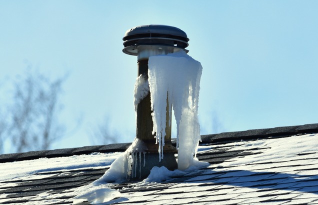 frozen roof ventilation
